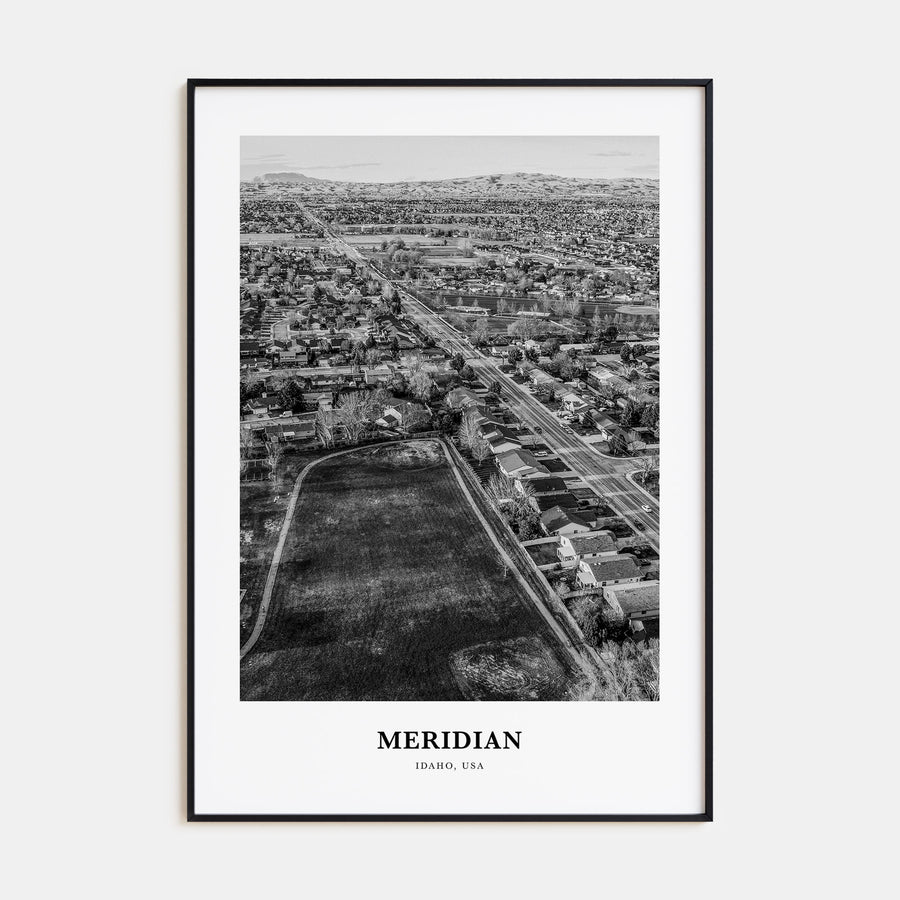 Meridian Portrait B&W Poster