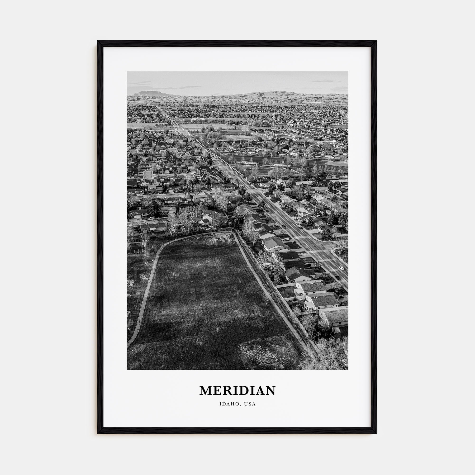 Meridian Portrait B&W Poster