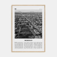 Meridian Travel B&W Poster
