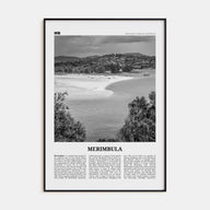 Merimbula Travel B&W Poster