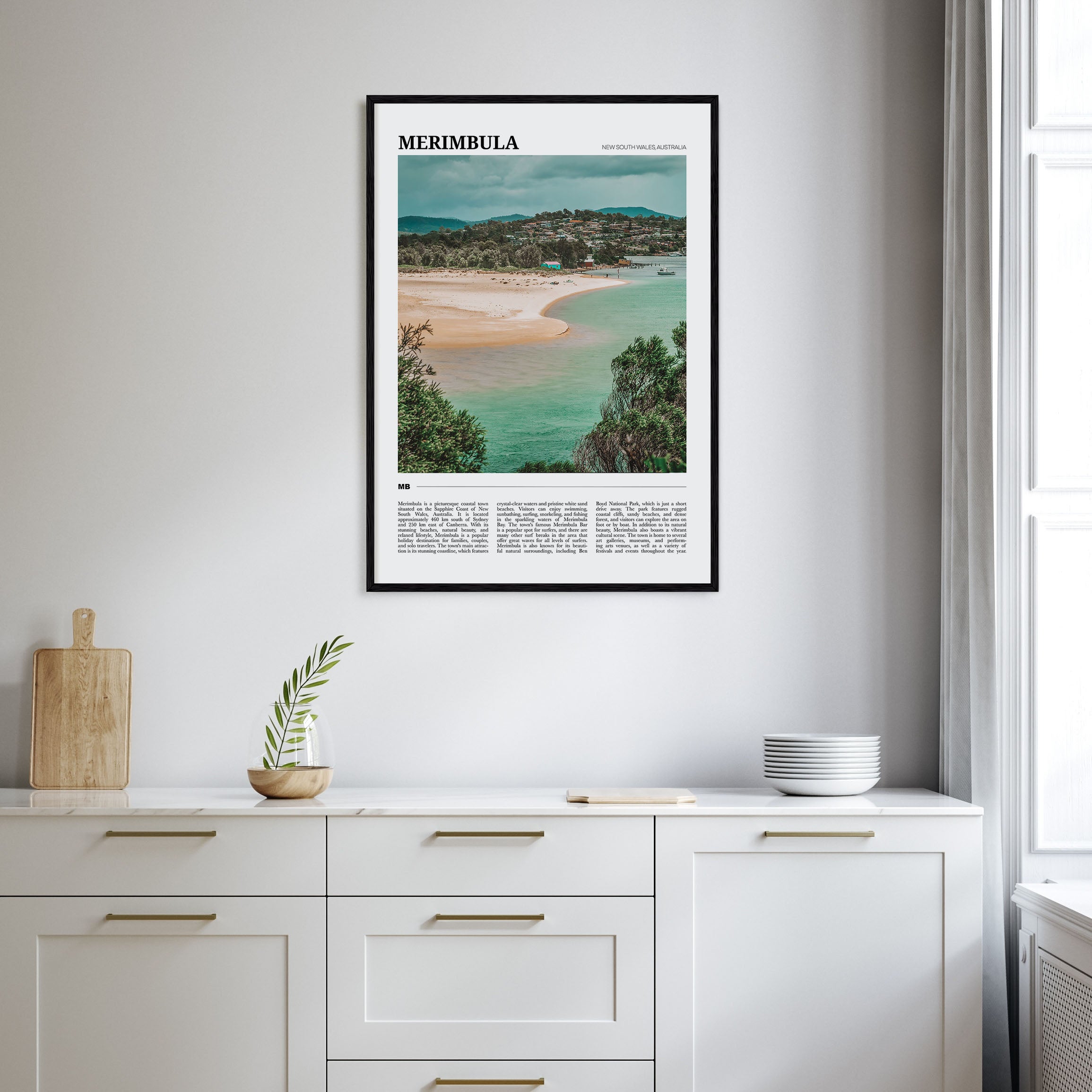 Merimbula Travel Color Poster