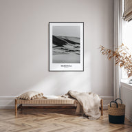 Merzouga Portrait B&W Poster