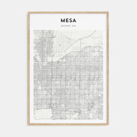 Mesa Map Portrait Poster