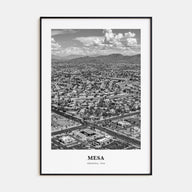 Mesa Portrait B&W Poster