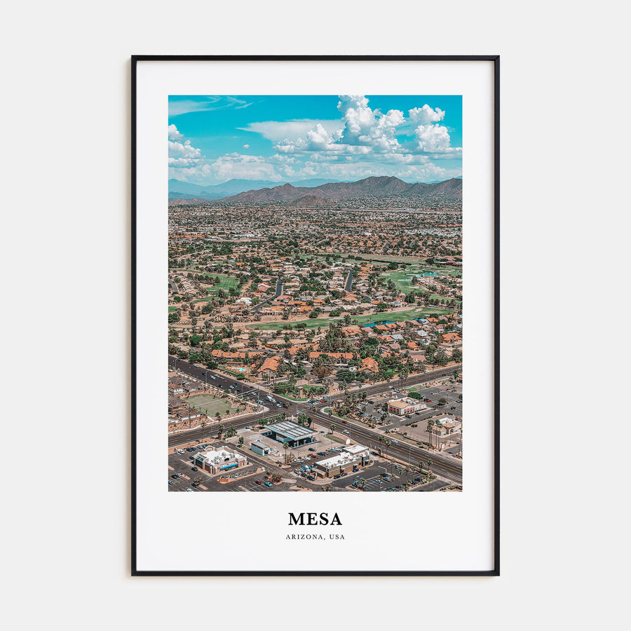 Mesa Portrait Color Poster