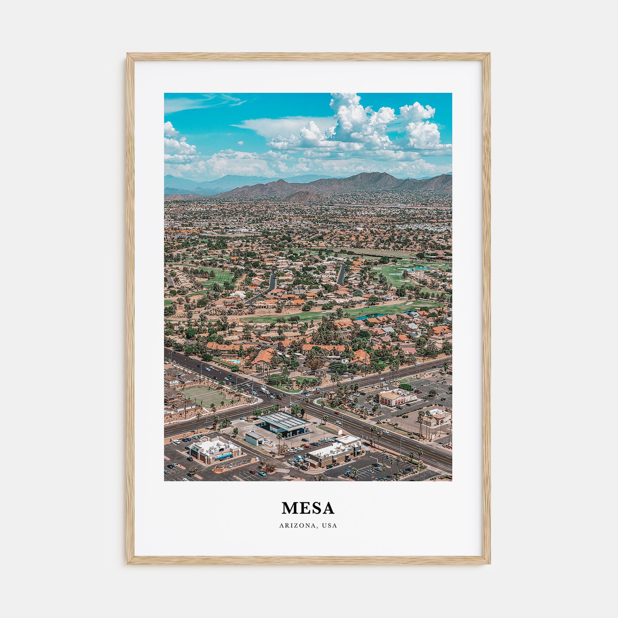Mesa Portrait Color Poster
