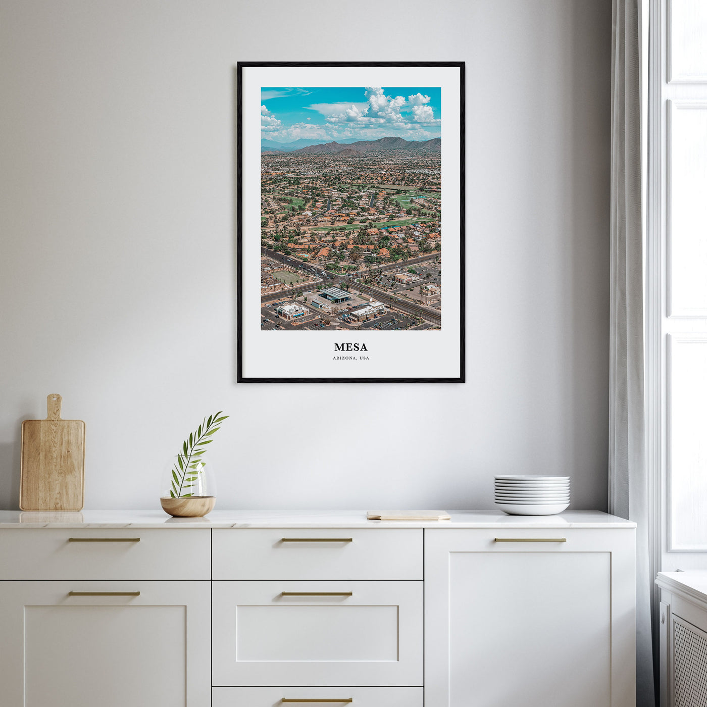 Mesa Portrait Color Poster