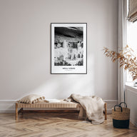 Mesa Verde National Park Portrait B&W Poster