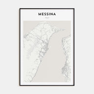 Messina Map Portrait Poster