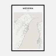 Messina Map Portrait Poster