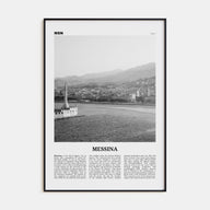 Messina Travel B&W Poster