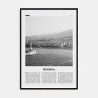 Messina Travel B&W Poster