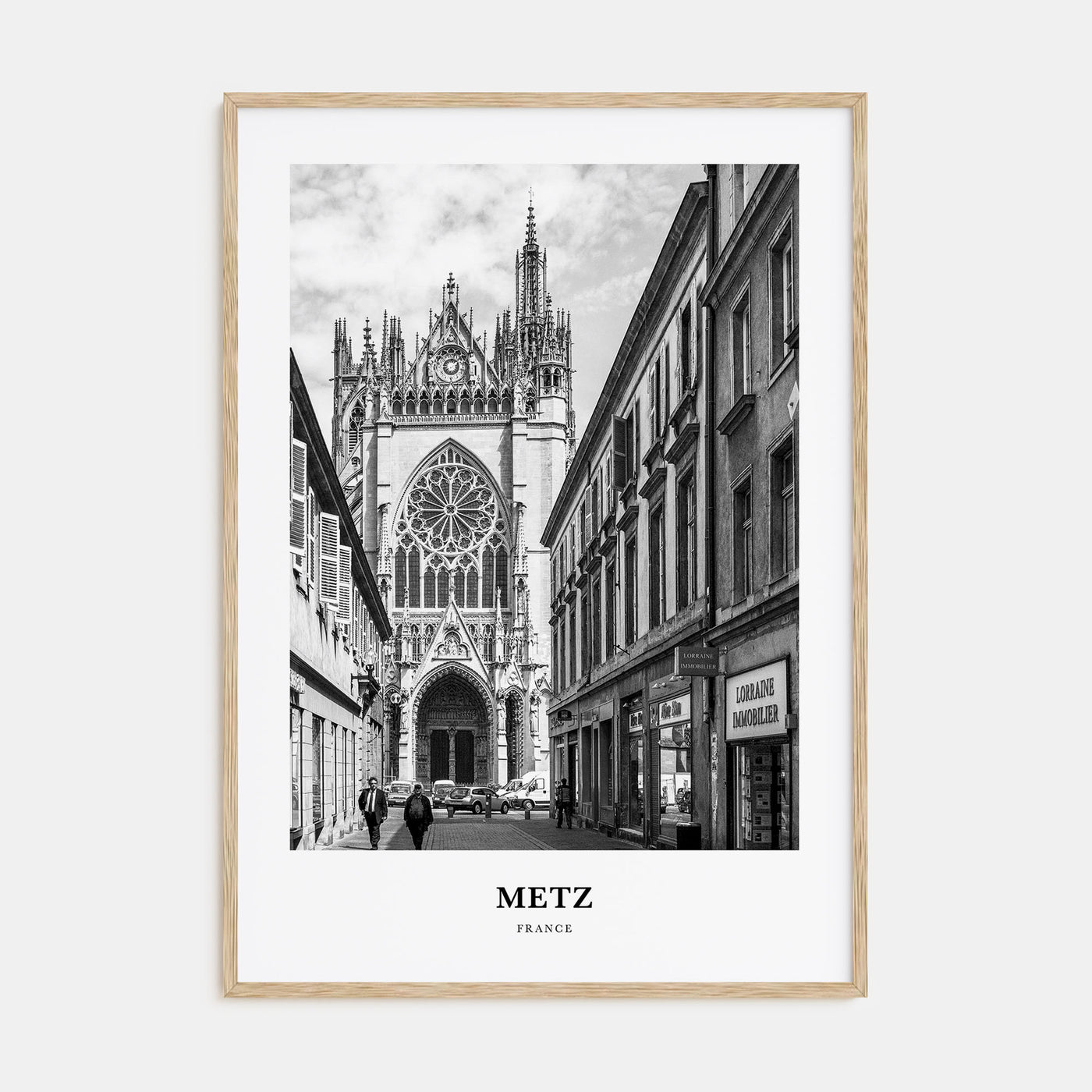 Metz Portrait B&W Poster