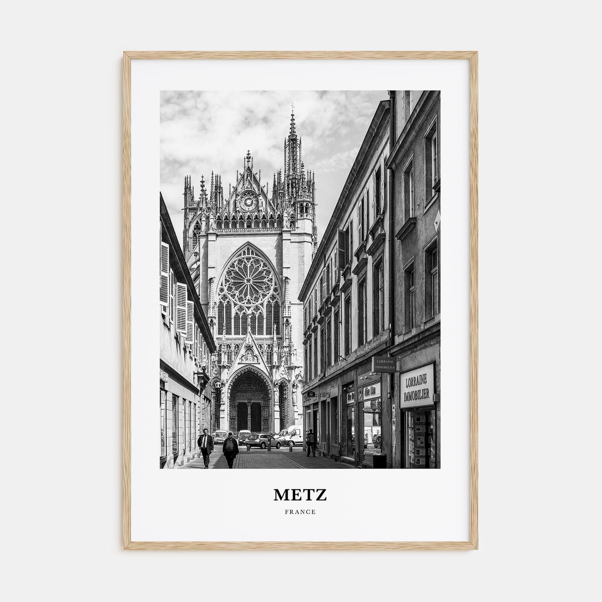 Metz Portrait B&W Poster