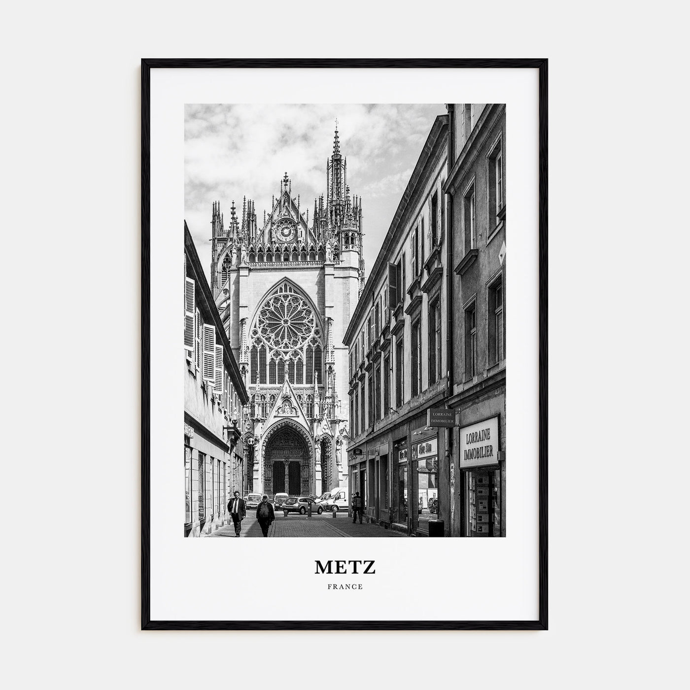 Metz Portrait B&W Poster