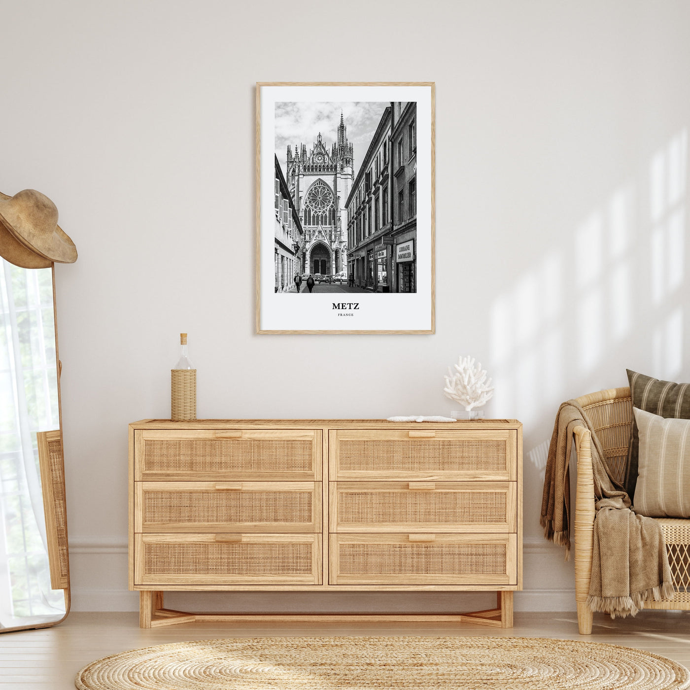 Metz Portrait B&W Poster