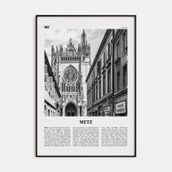 Metz Travel B&W Poster