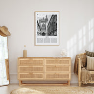 Metz Travel B&W Poster