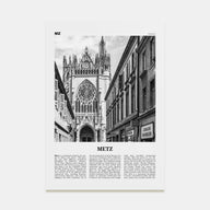 Metz Travel B&W Poster