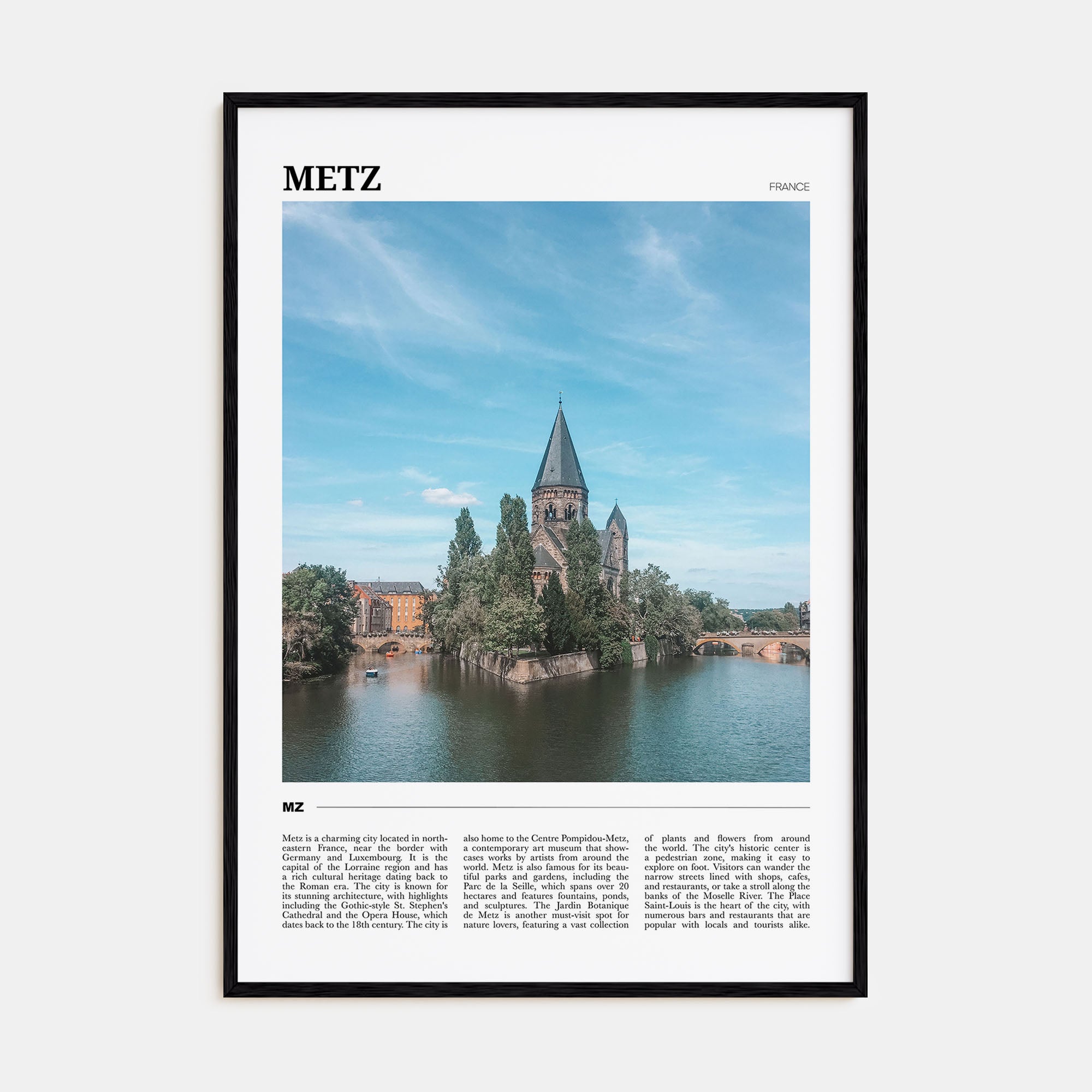 Metz Travel Color Poster
