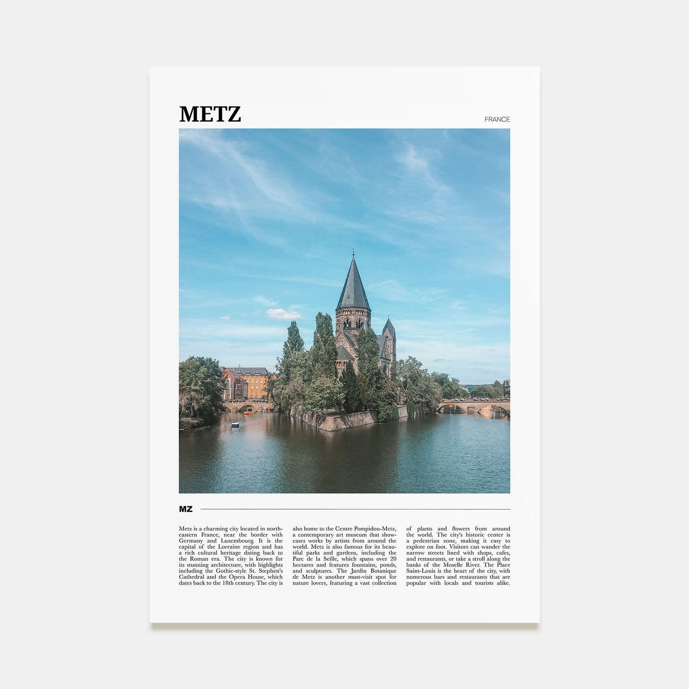 Metz Travel Color Poster