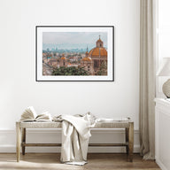 Mexico City Landscape Color Poster