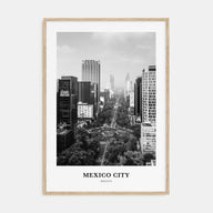Mexico City Portrait B&W No 1 Poster