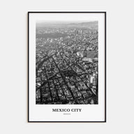 Mexico City Portrait B&W No 2 Poster