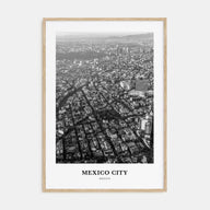 Mexico City Portrait B&W No 2 Poster