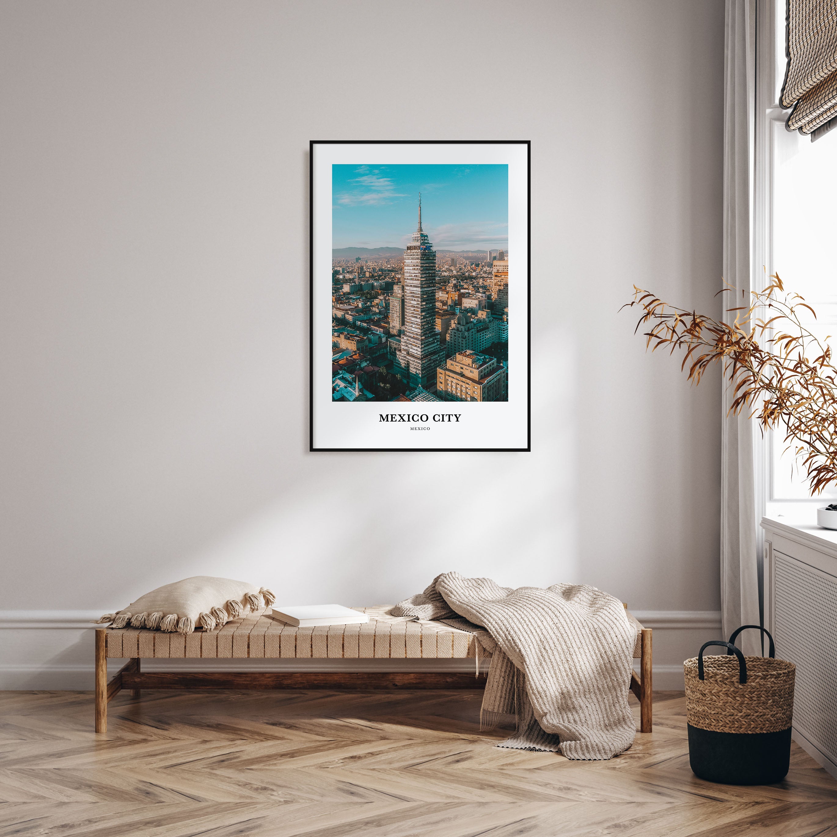 Mexico City Portrait Color No 1 Poster