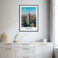 Mexico City Portrait Color No 1 Poster