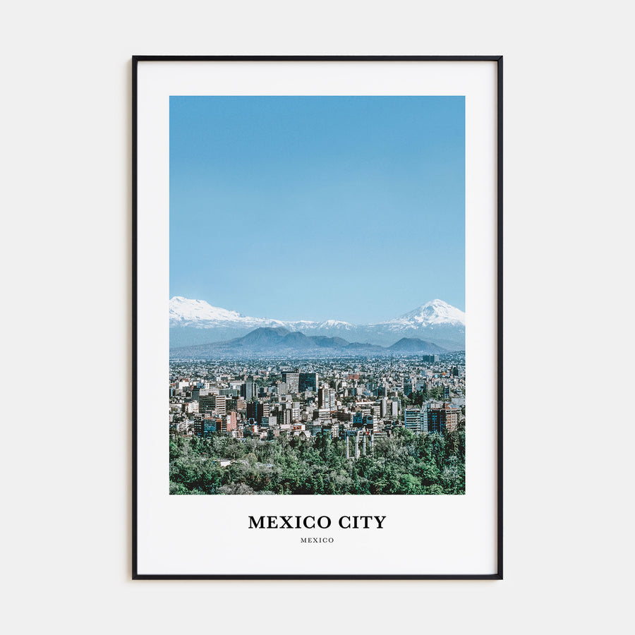 Mexico City Portrait Color No 2 Poster