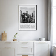 Mexico City Travel B&W No 1 Poster