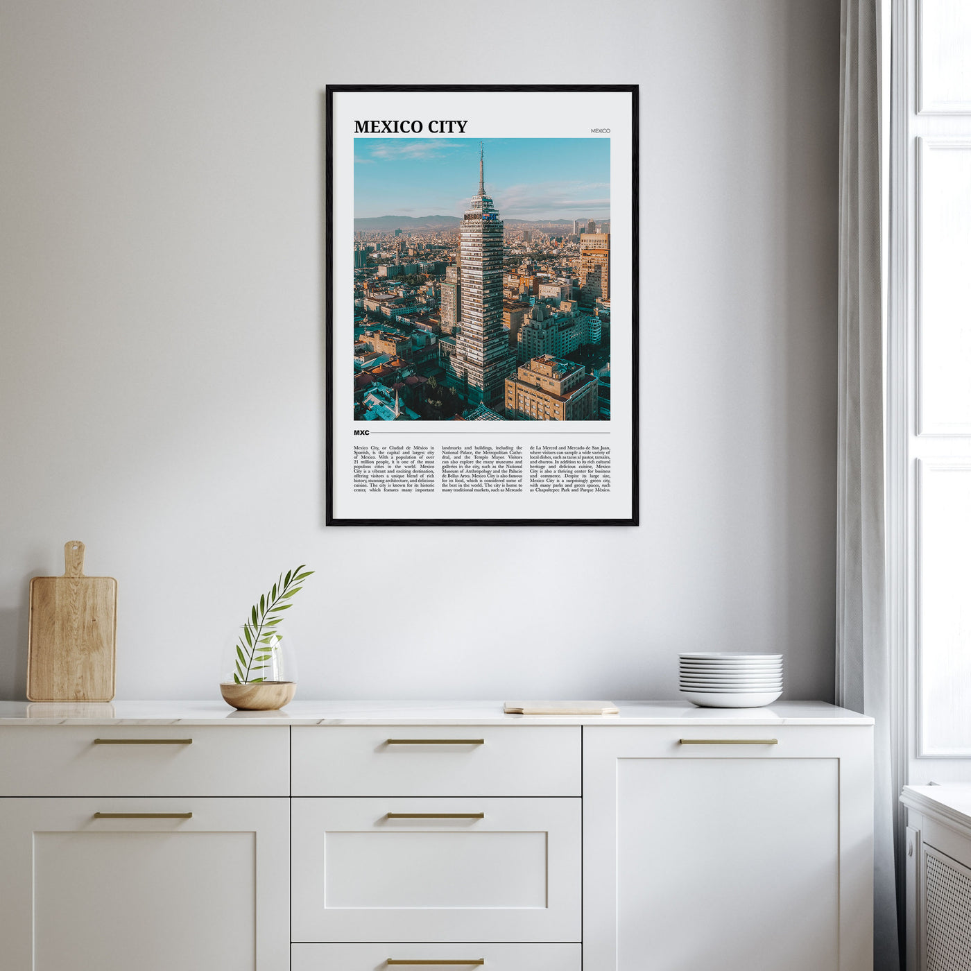 Mexico City Travel Color No 1 Poster