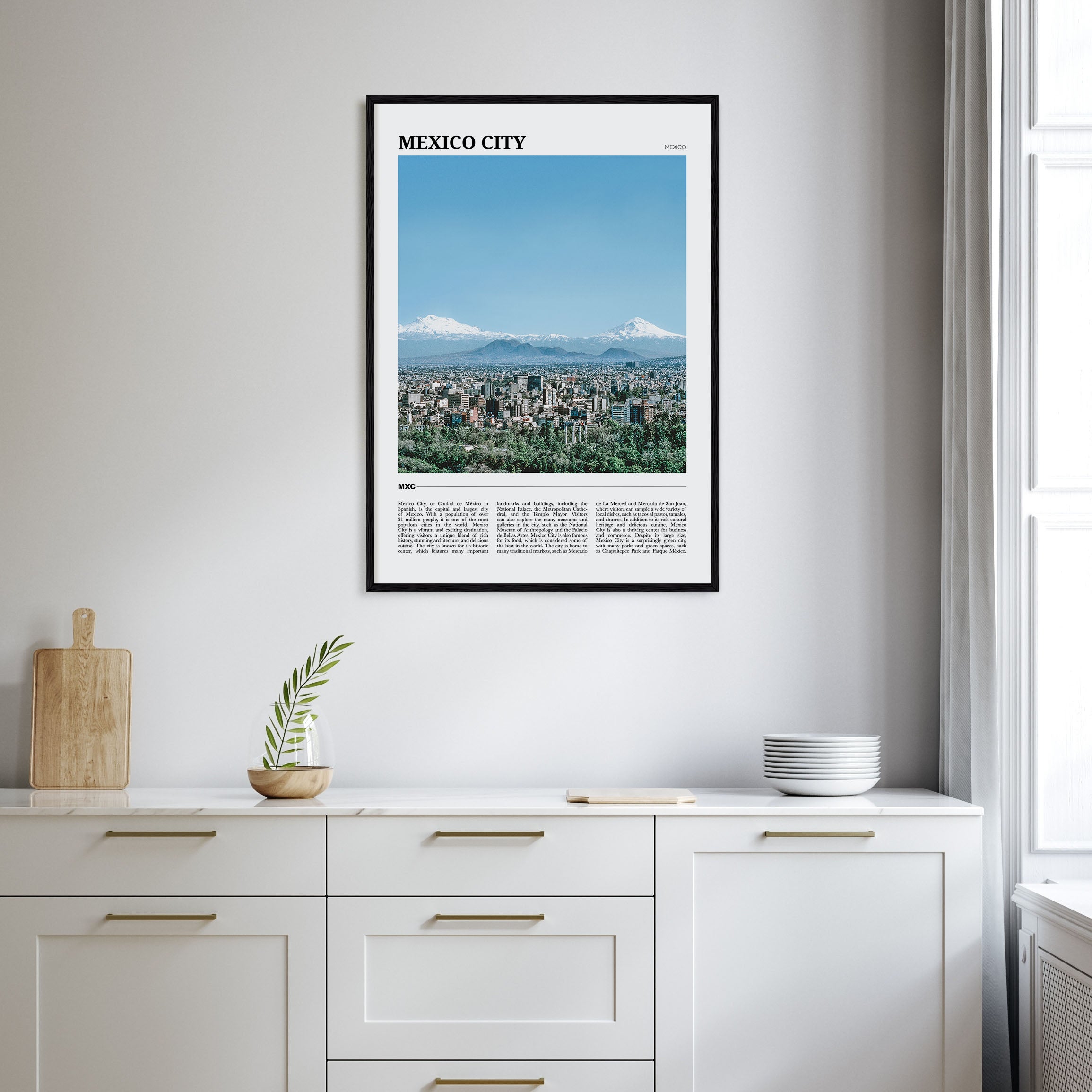 Mexico City Travel Color No 2 Poster