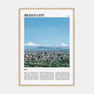 Mexico City Travel Color No 2 Poster