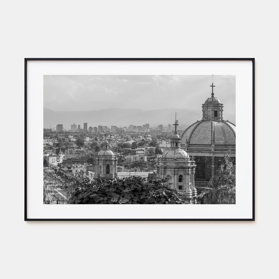 Mexico Landscape B&W Poster