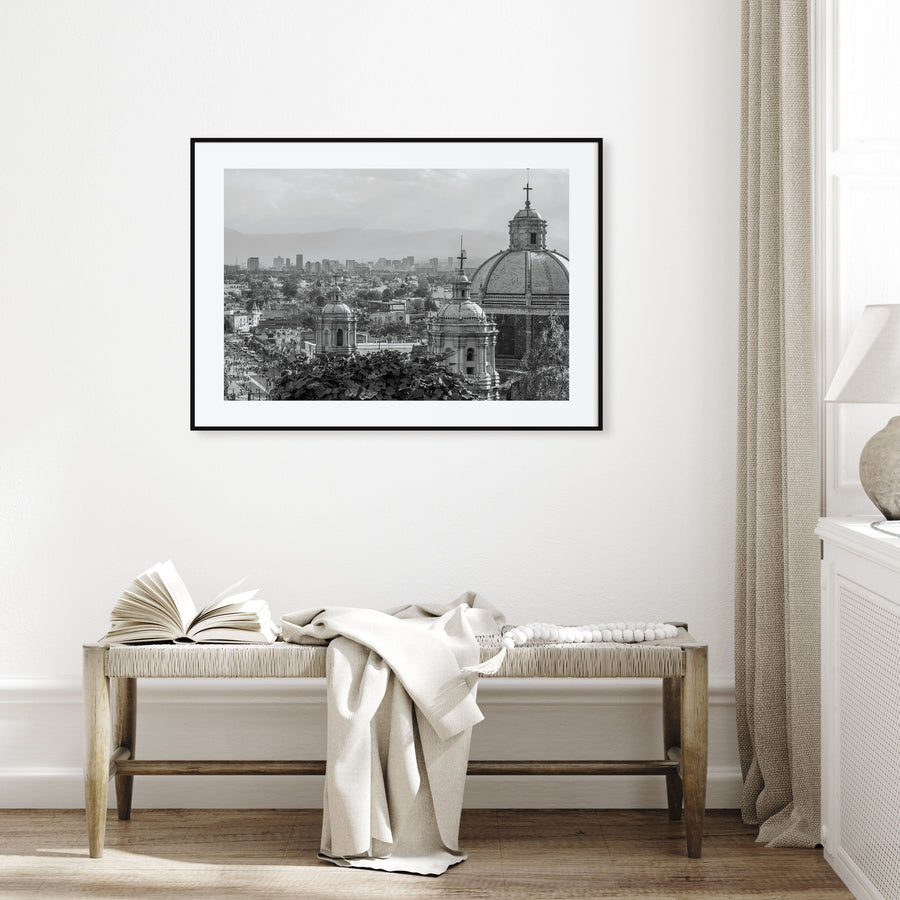 Mexico Landscape B&W Poster