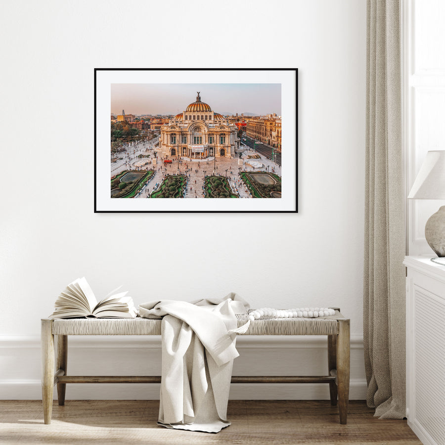 Mexico Landscape Color Poster
