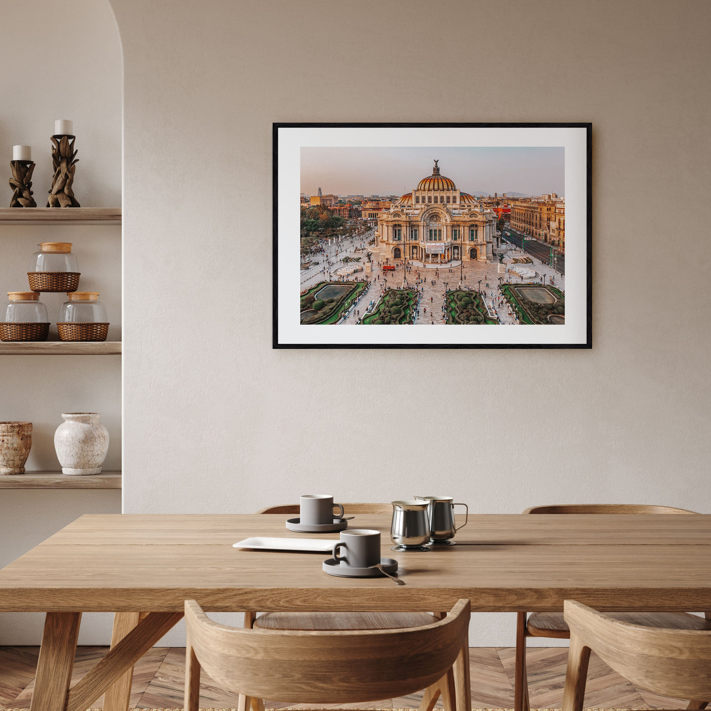 Mexico Landscape Color Poster
