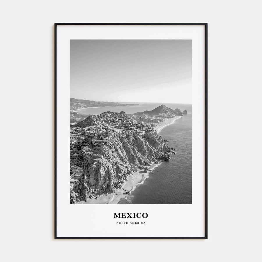 Mexico Portrait B&W No 2 Poster