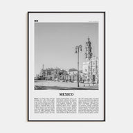 Mexico Travel B&W No 4 Poster