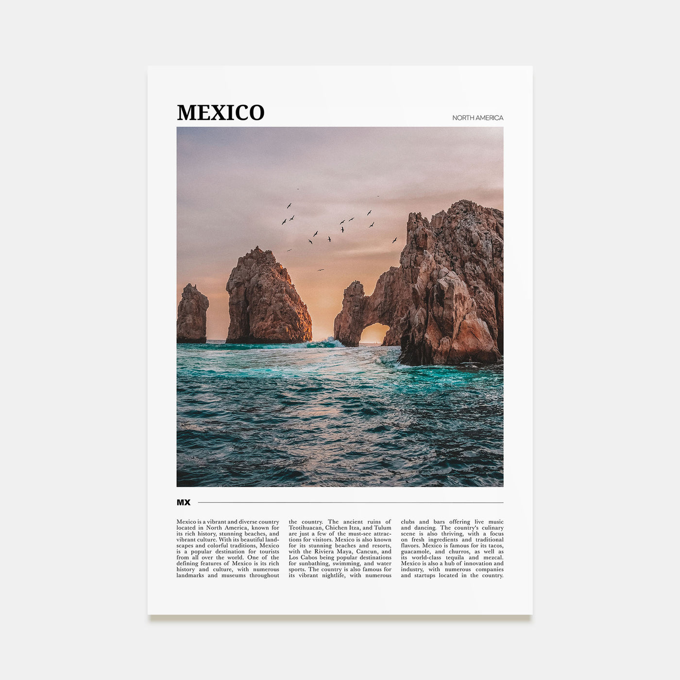 Mexico Travel Color No 1 Poster