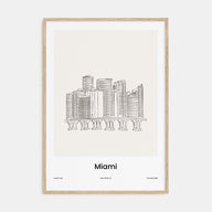 Miami Drawn Poster