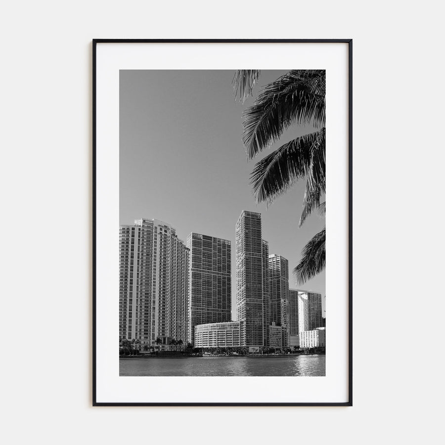 Miami Photo B&W No 1 Poster