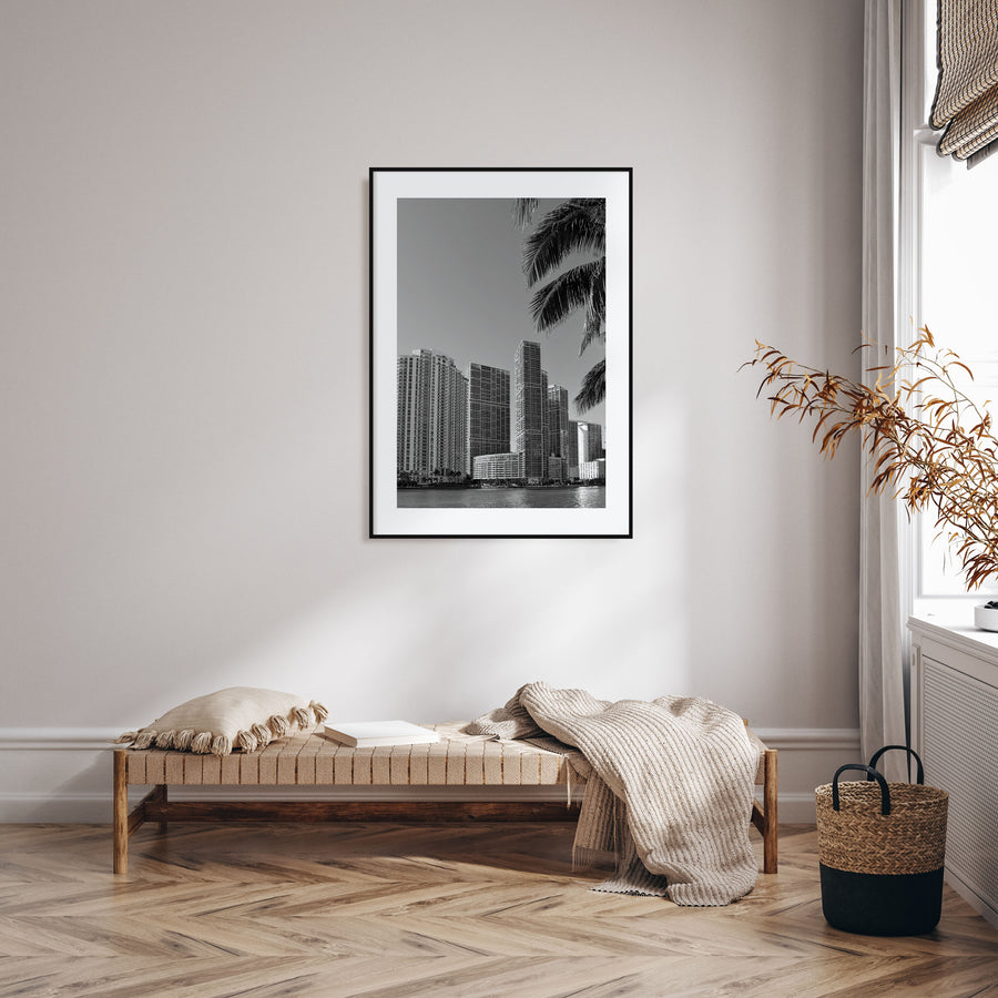 Miami Photo B&W No 1 Poster
