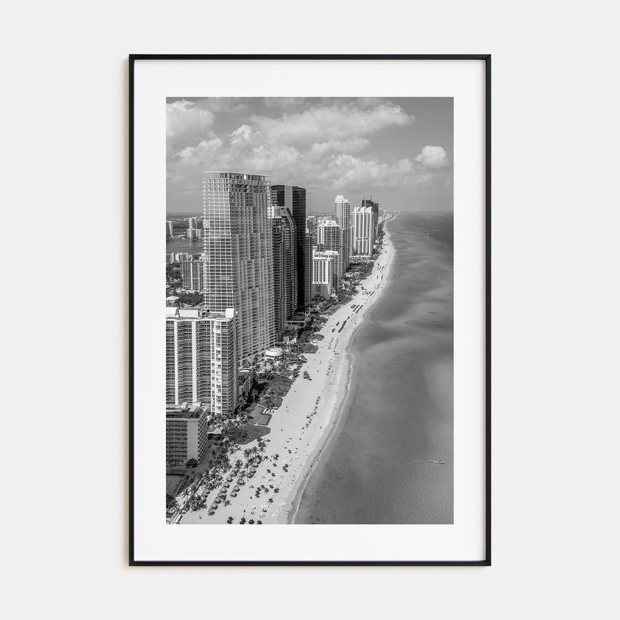Miami Photo B&W No 2 Poster