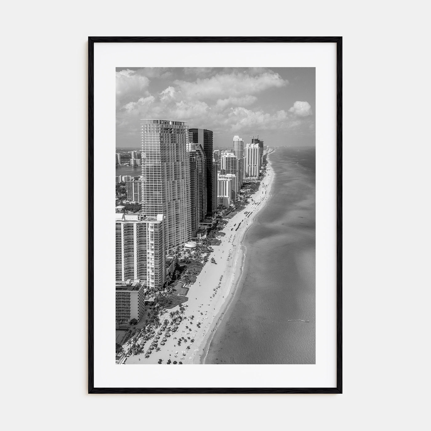 Miami Photo B&W No 2 Poster
