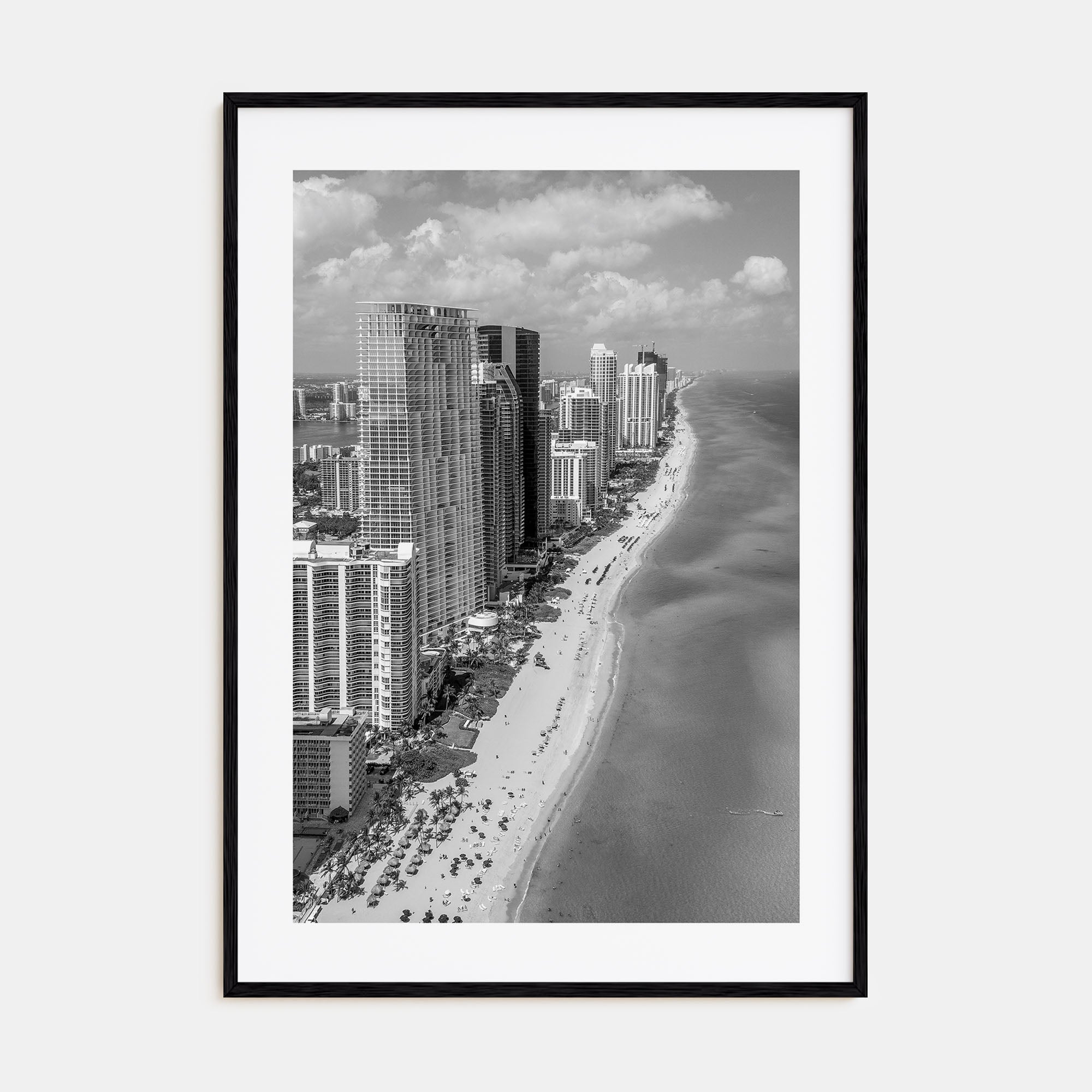 Miami Photo B&W No 2 Poster