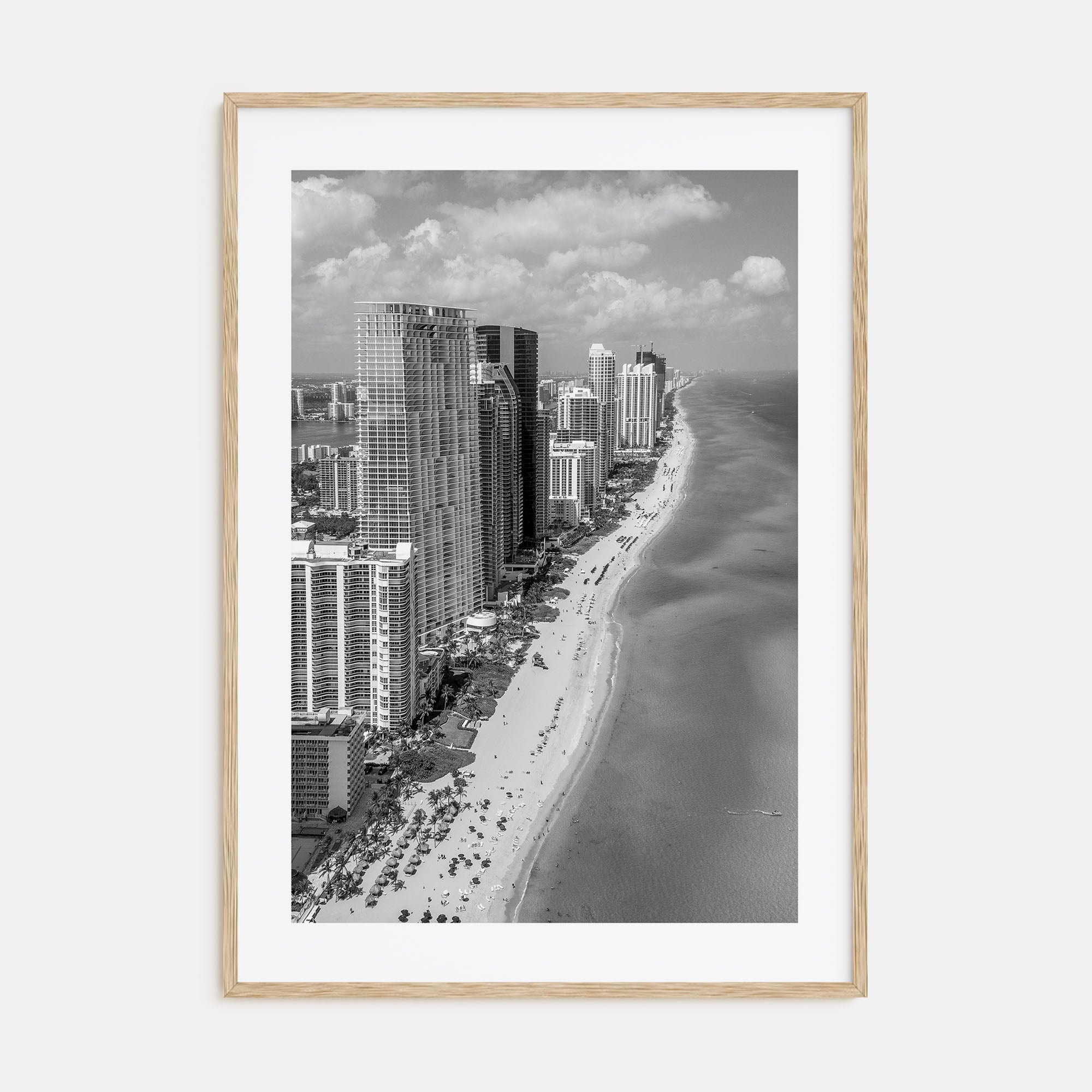 Miami Photo B&W No 2 Poster
